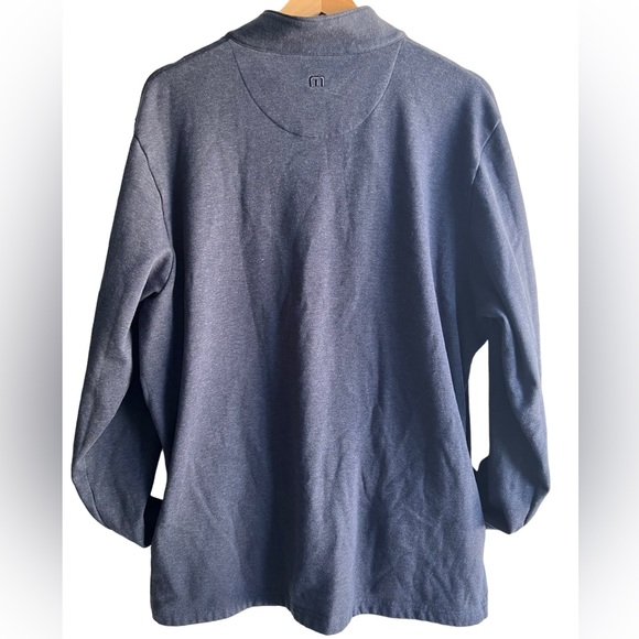 Travis Mathew Mens Blue Full Zip Golf Sweater Size Large - Picture 7 of 7